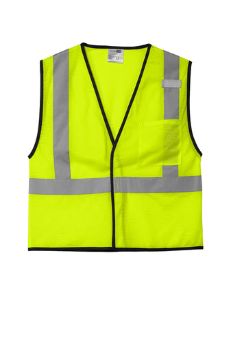 Unisex CornerStone ® ANSI 107 Class 2 Economy Mesh One-Pocket Vest