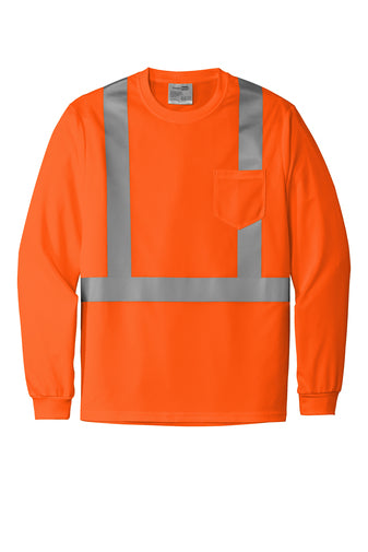 Men's CornerStone® ANSI 107 Class 2 Mesh Long Sleeve Tee