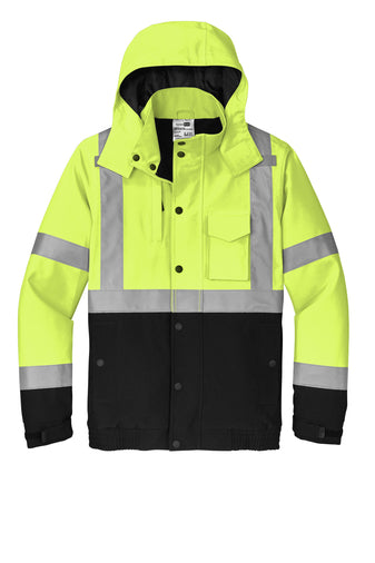 Unisex CornerStone® ANSI 107 Class 3 Waterproof Insulated Ripstop Bomber Jacket