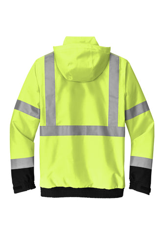 Unisex CornerStone® ANSI 107 Class 3 Waterproof Insulated Ripstop Bomber Jacket