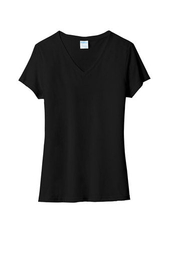 Ladies Port & Company® Tri-Blend V-Neck Tee