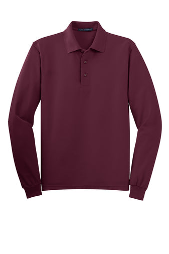 Men's Port Authority® Silk Touch™ Long Sleeve Polo