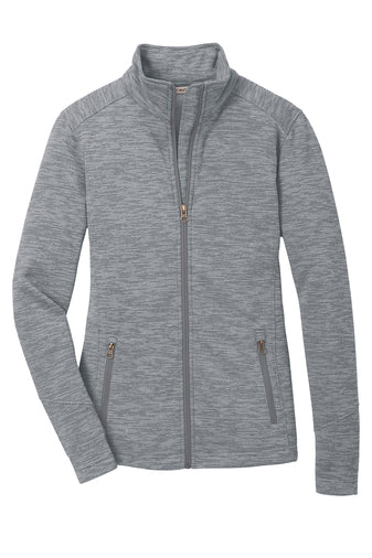 Ladies Port Authority® Digi Stripe Fleece Jacket