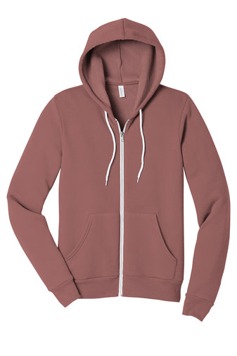 Men's BELLA+CANVAS ® Unisex Sponge Fleece Full-Zip Hoodie