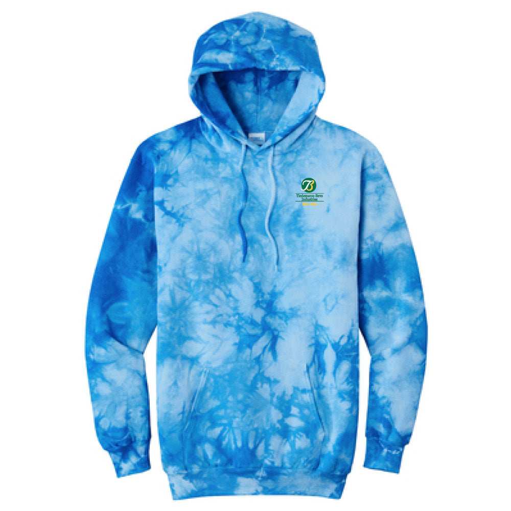 TBI Port & Company® Crystal Tie-Dye Pullover Hoodie