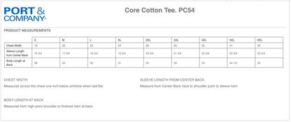 Men's Port & Company® Core Cotton Tee