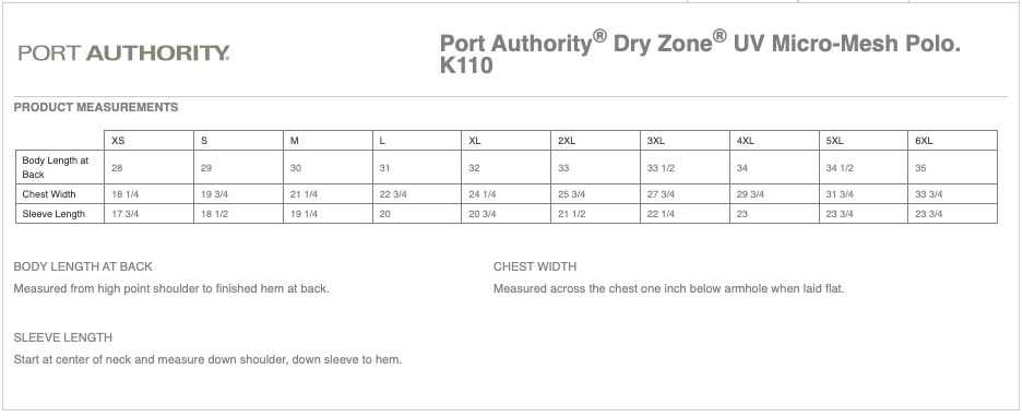 Men's Port Authority® Dry Zone® UV Micro-Mesh Polo