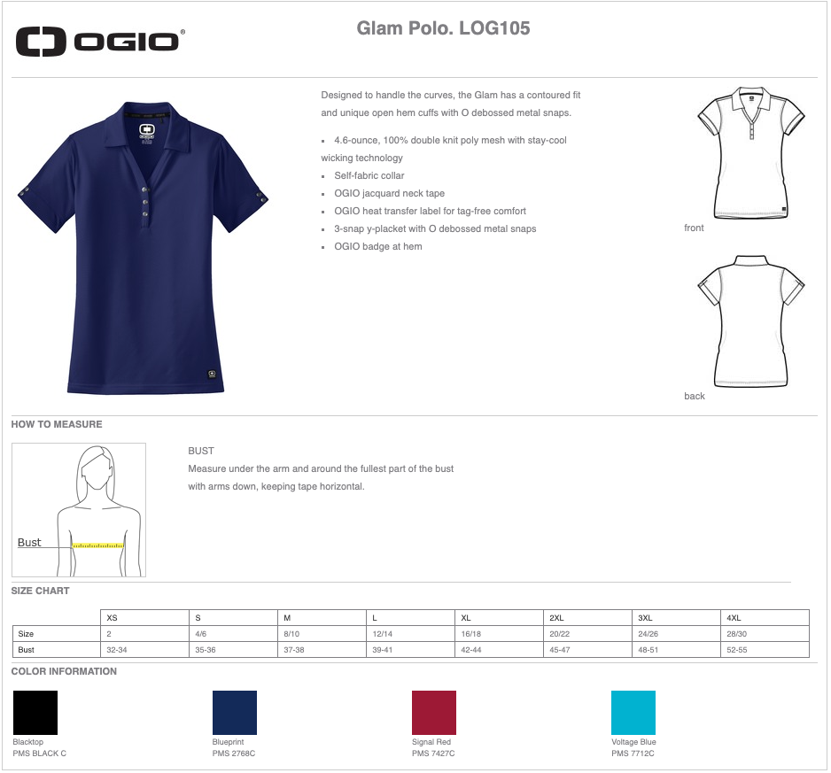 Ladies OGIO® - Glam Polo