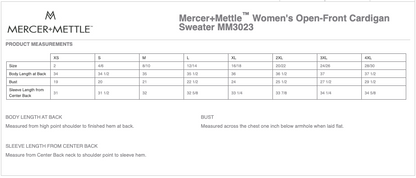 Ladies Mercer+Mettle™ Open-Front Cardigan Sweater