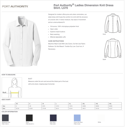 Ladies Port Authority® Dimension Knit Dress Shirt