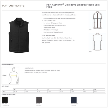 Men's Port Authority® Collective Smooth Fleece Vest