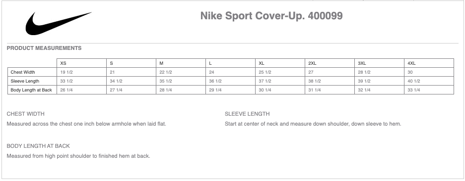 Men's Nike Sport Cover-Up