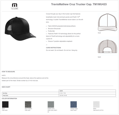 Unisex TravisMathew Cruz Trucker Cap