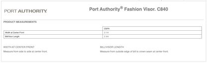 Unisex Port Authority® Fashion Visor