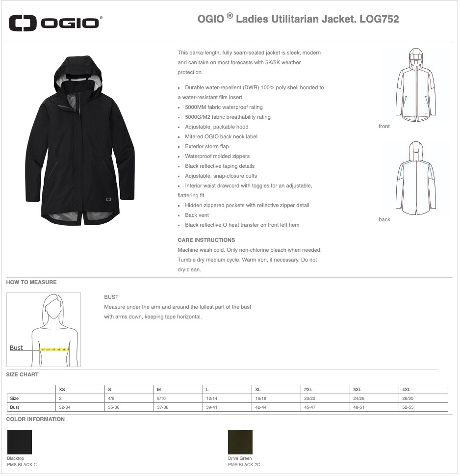 Ladies OGIO® Utilitarian Jacket