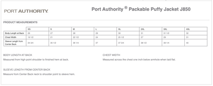 Men's Port Authority® Packable Puffy Jacket