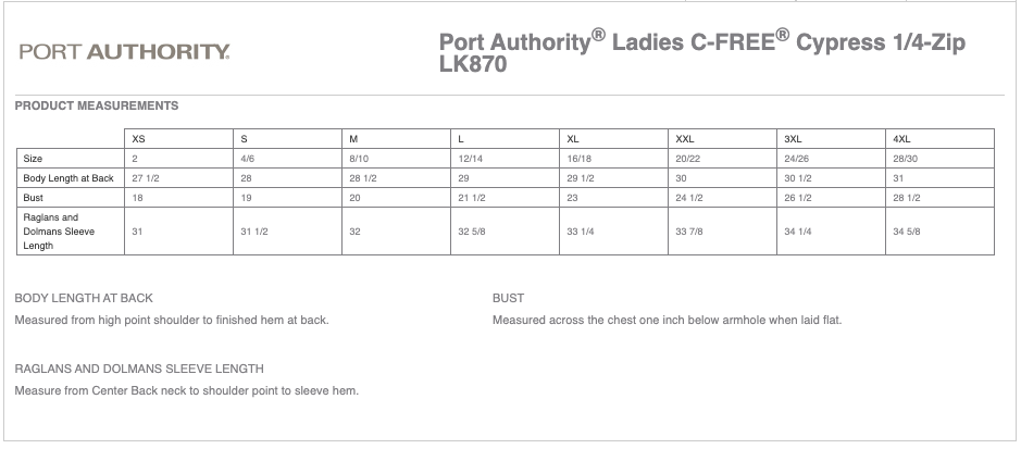 Ladies Port Authority® C-FREE® Cypress 1/4-Zip