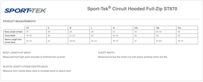 Men's Sport-Tek® Circuit Hooded Full-Zip