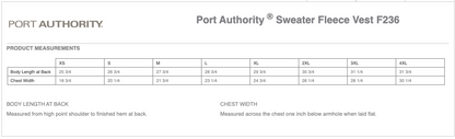 Men's Port Authority ® Sweater Fleece Vest