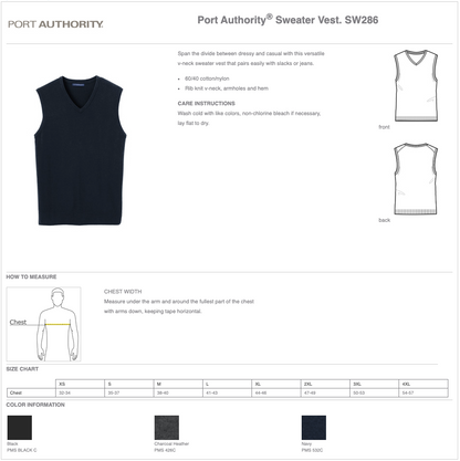 Men's Port Authority® Sweater Vest