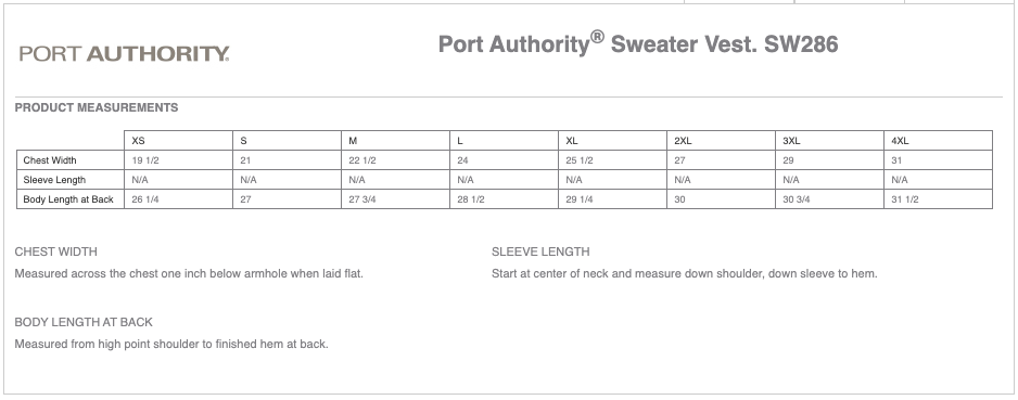 Men's Port Authority® Sweater Vest