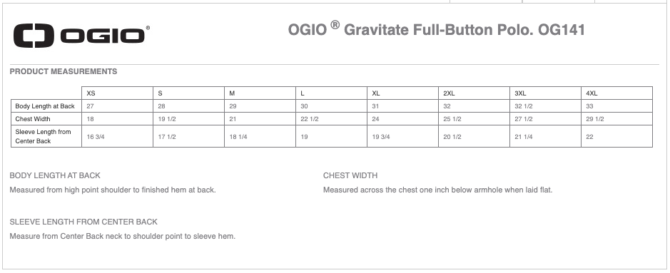 Men's OGIO® Gravitate Full-Button Polo