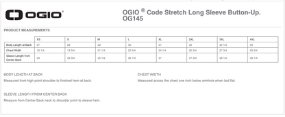 Men's OGIO ® Code Stretch Long Sleeve Button-Up