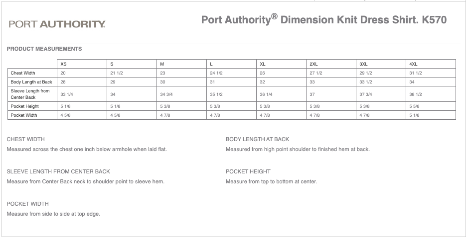 Men's Port Authority® Dimension Knit Dress Shirt