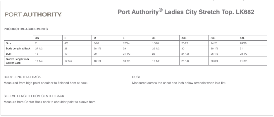 Ladies Port Authority® City Stretch Top